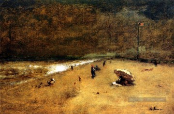 Along the Jersey Shore paysage Tonalist George Inness Peinture à l'huile